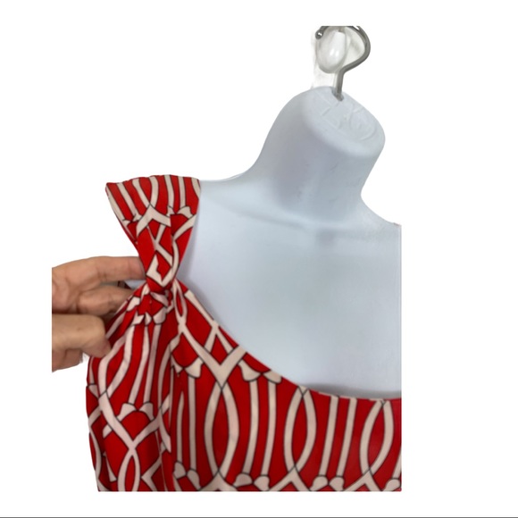 Dress A-Line Geometric Sleeveless Scoop-neck - Picture 3 of 8